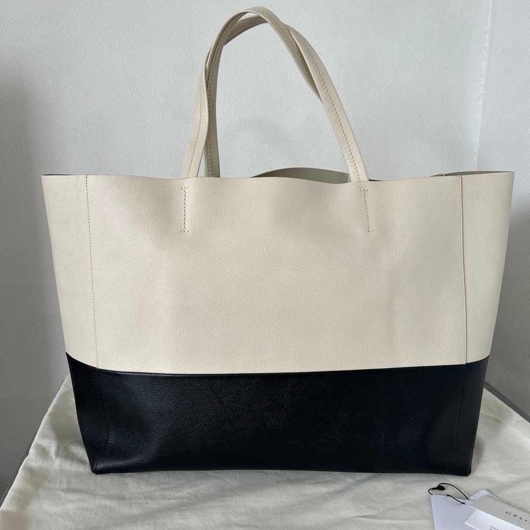 CELINE トートバッグ 肩掛け ホリゾンタルカバ バイカラー