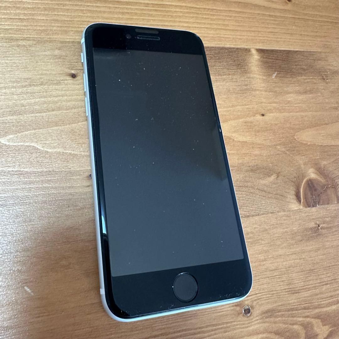 iPhone SE (第2世代) ホワイト 128G ELECOM フィルム付