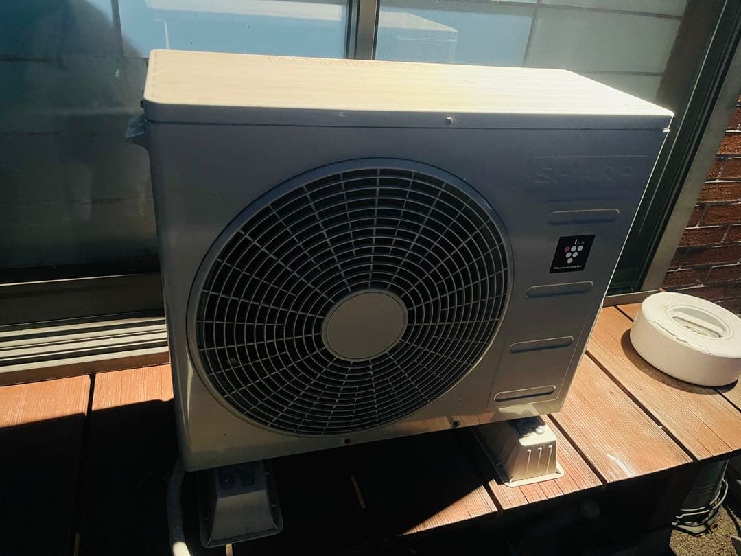 SHARP AY-N25S-W エアコン本体 2021年製室外機セット