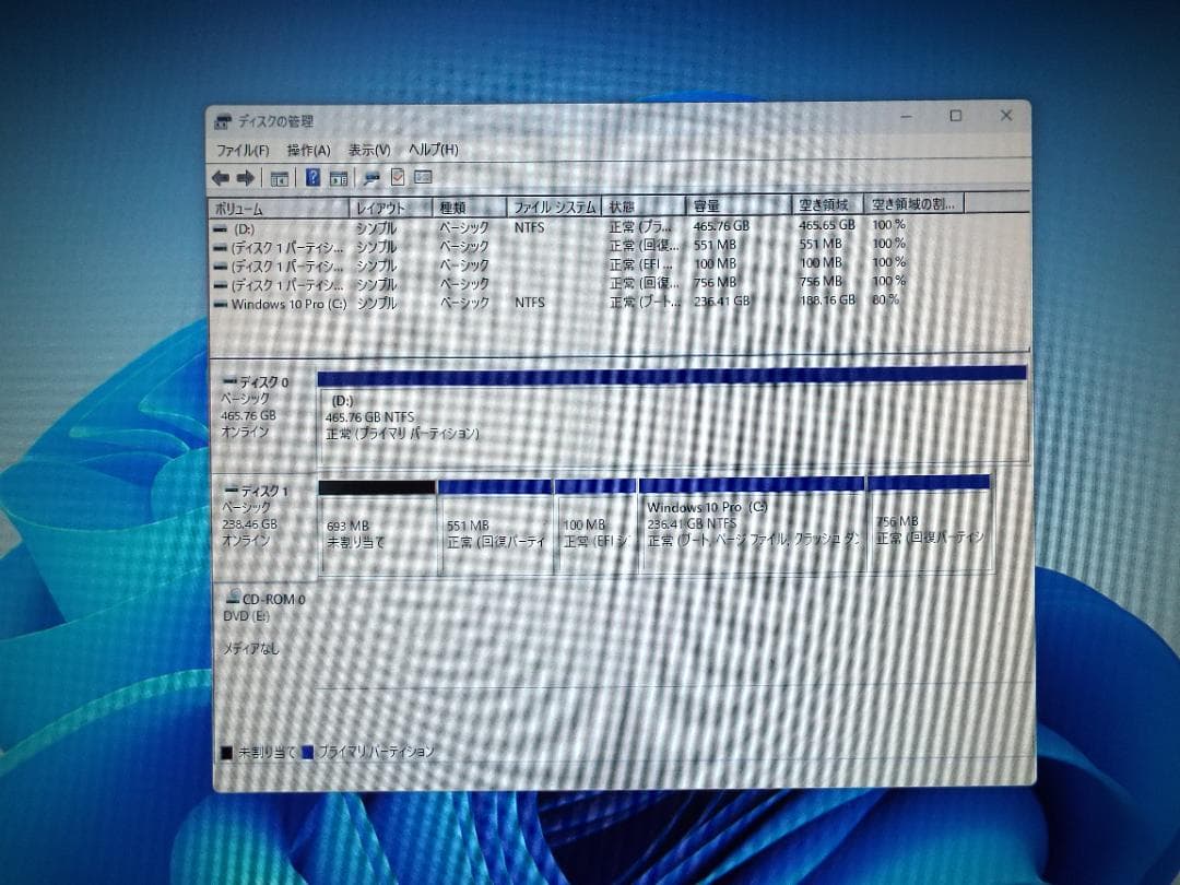 ミニQ558/V Core i3-8100 8G SSD256G+HDD500