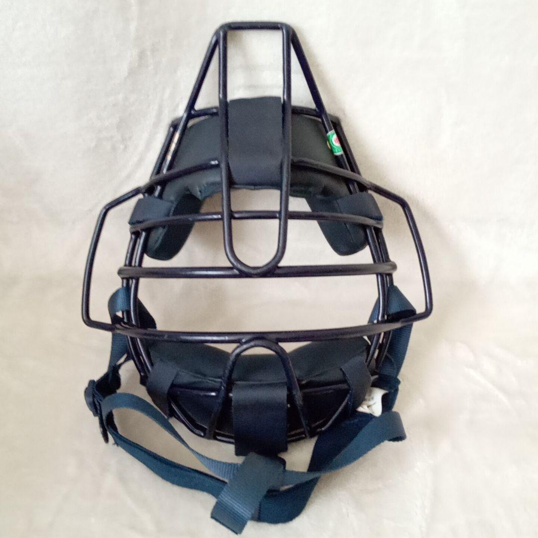 ミズノ 野球 軟式用 キャッチャー ヘルメット Oサイズ&マスク ブラック