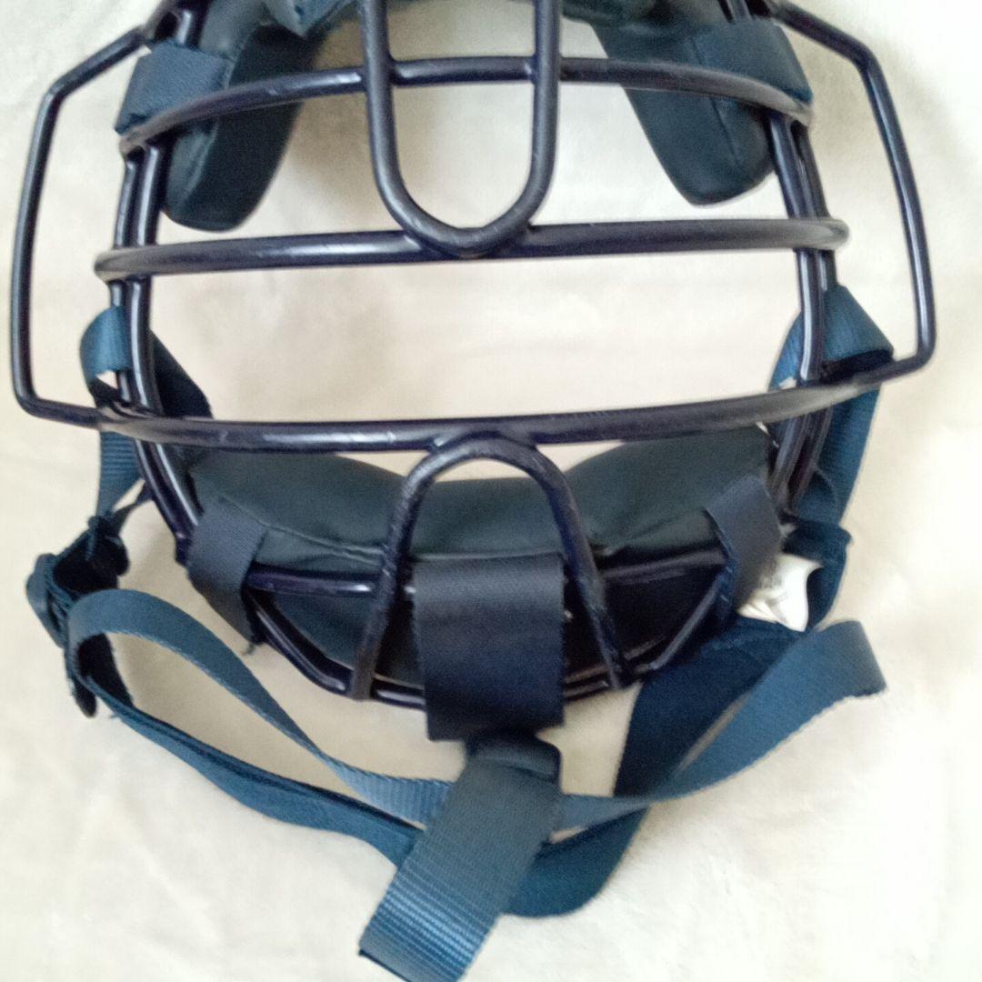 ミズノ 野球 軟式用 キャッチャー ヘルメット Oサイズ&マスク ブラック