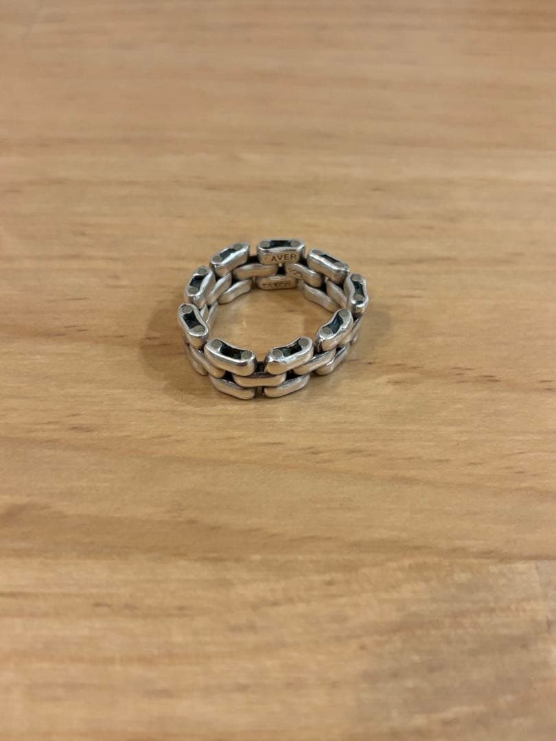 LAVER 3 LINK RING 925シルバー リング