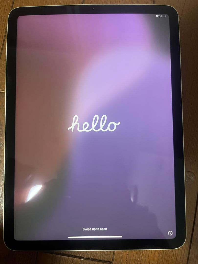 ジャンクiPad Air4 64GB グリーン 曲がりあり Touch ID不可