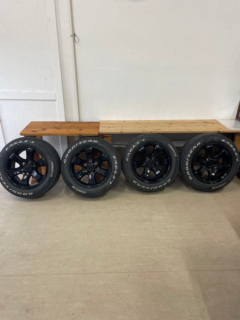 プラド純正　タイヤホイールセット　ハイエース