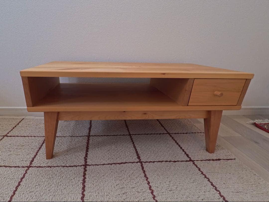 ベルメゾン 天然木アルダー材を使ったテレビラック(75cm)