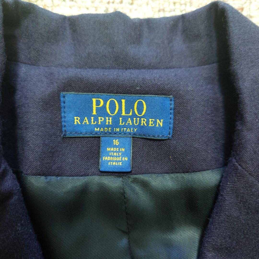 ☆未使用☆POLO RalphLauren 紺ブレザー 155cm Age16