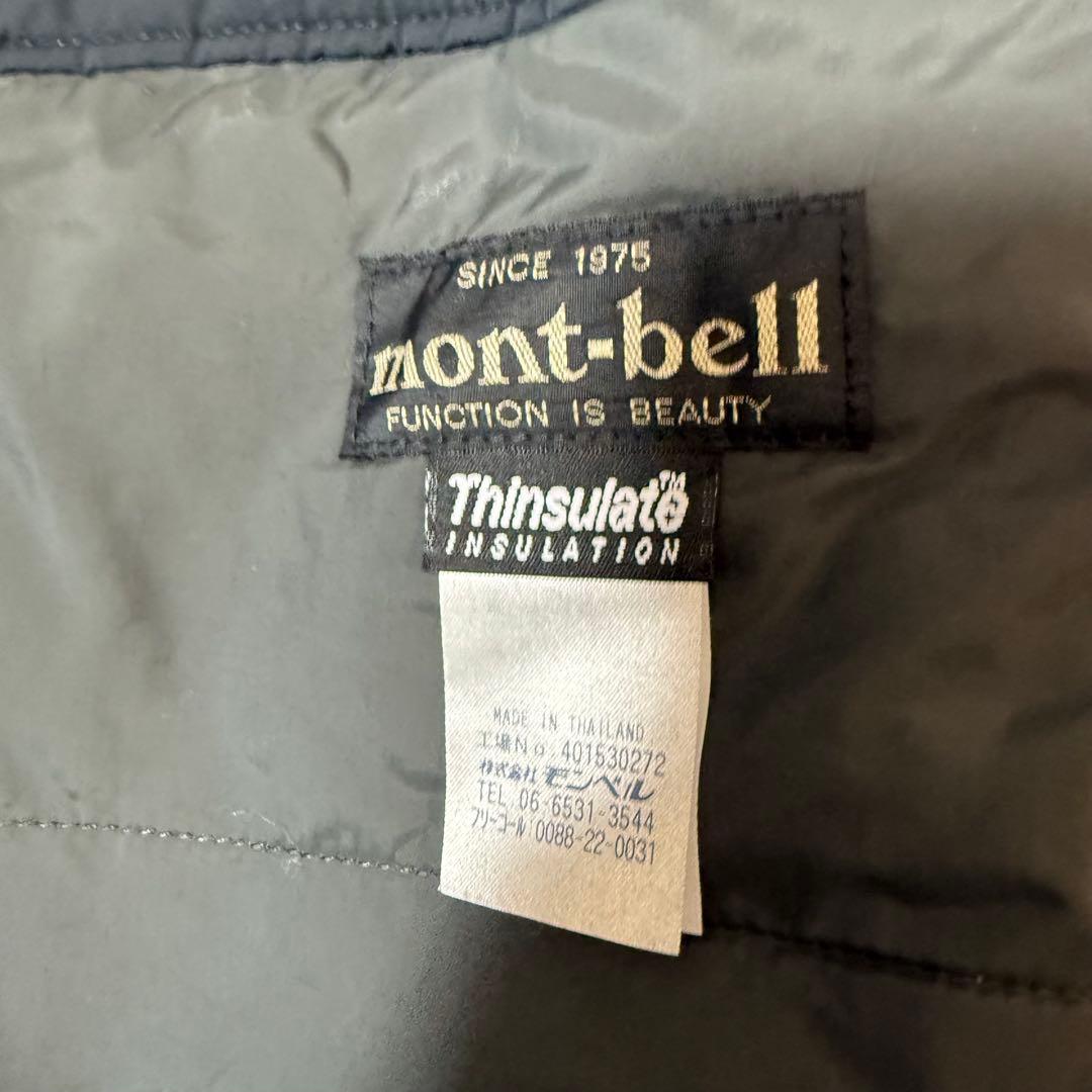 モンベル ドライテックインシュレーテッドパンツ　シンサレート　L　黒
