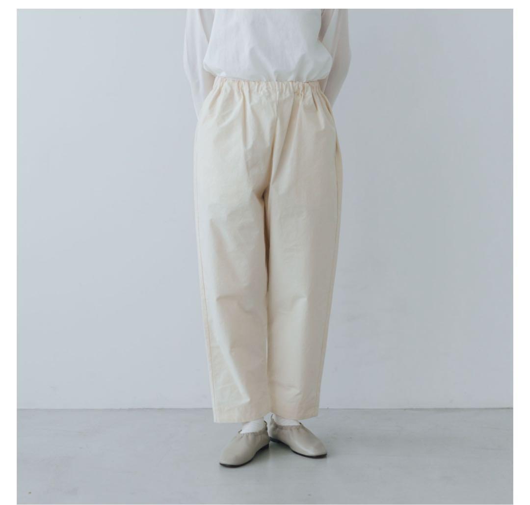 パンツ yoli cotton tapered pants 24AW