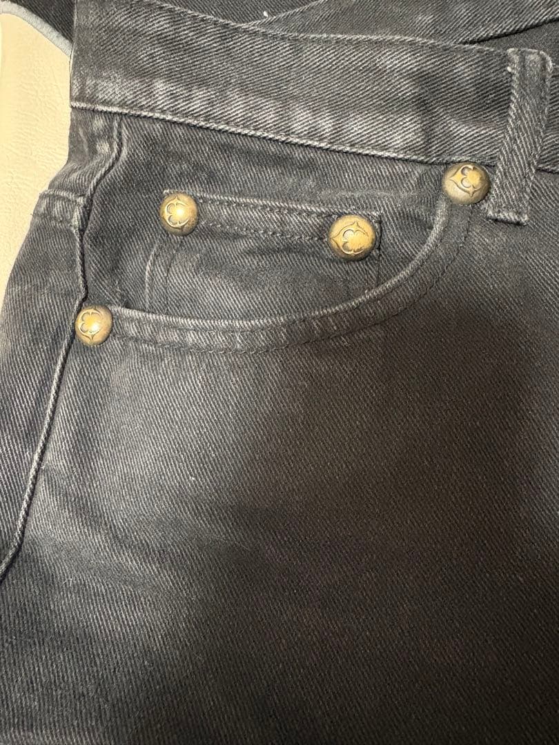 THUG CLUB グラフィックデニムパンツ