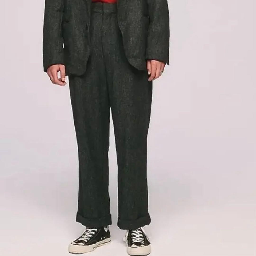 パンツ 22AW A.PRESSE Tweed Two Tack Trousers