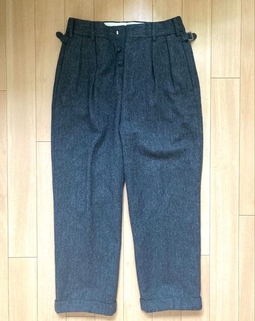 パンツ 22AW A.PRESSE Tweed Two Tack Trousers