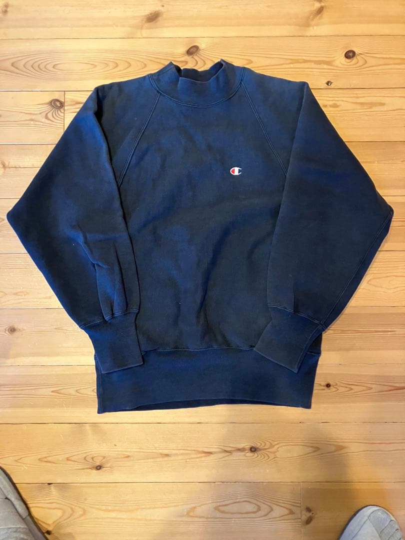 90s Championリバースウィーブ モックネック　ブラック