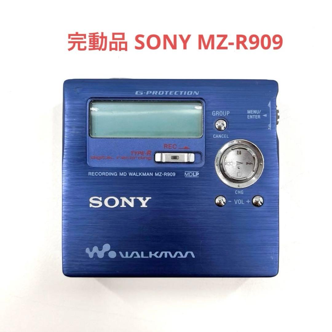 SONY ソニー MDウォークマン MDレコーダー MZ-R909 動作確認済