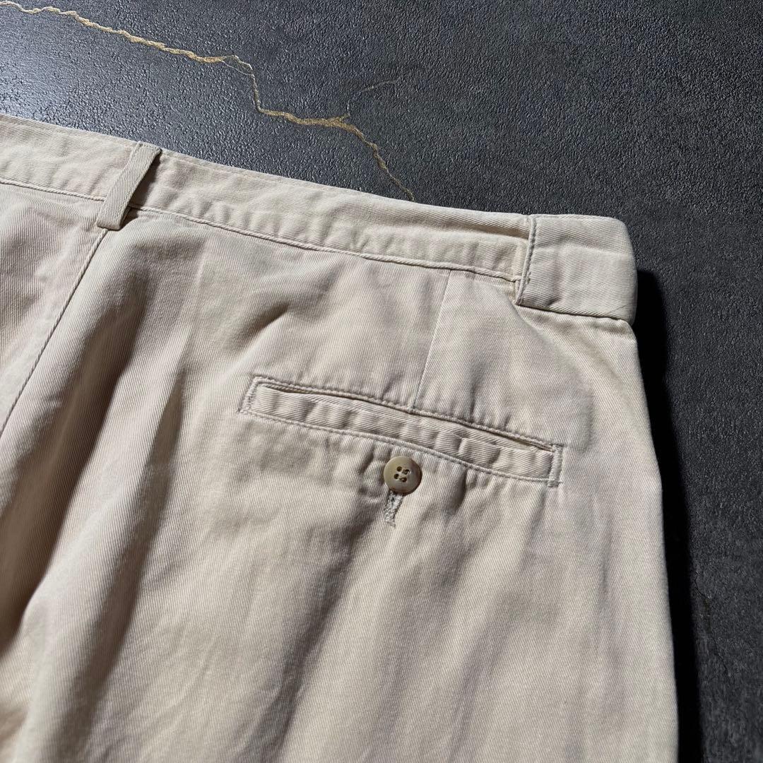 古着PolobyRalphLaurenポロチノUSA製アイボリーW33アメカジ