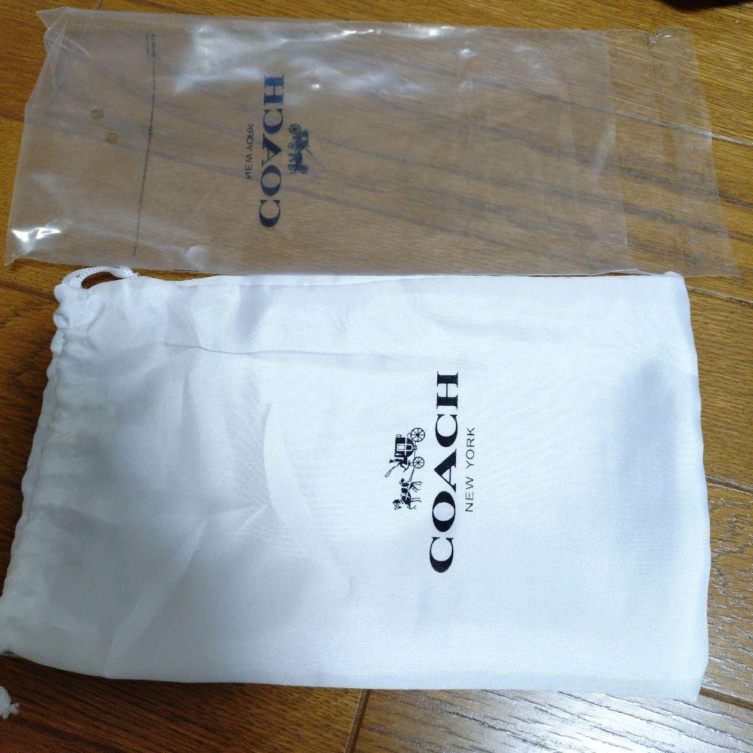 コーチCOACHチェリー柄 長財布 ベージュ ピンク新品未使用