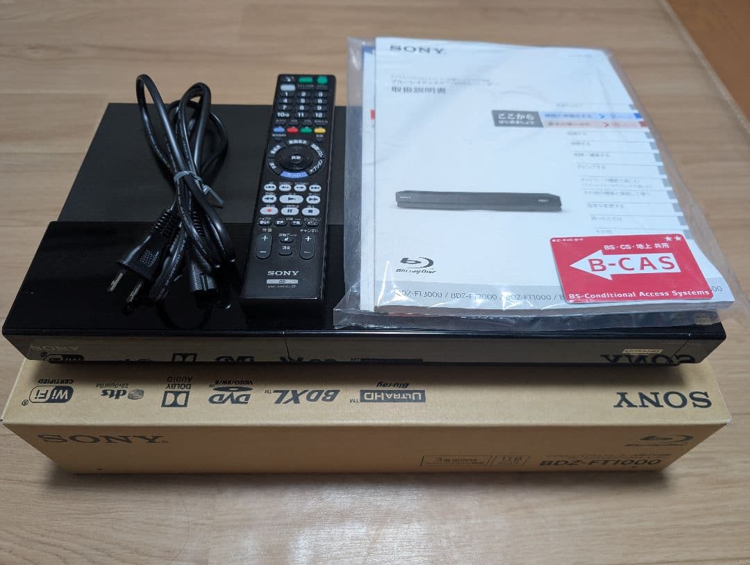 SONY BDZ-FT1000 ブルーレイレコーダー　ジャンク