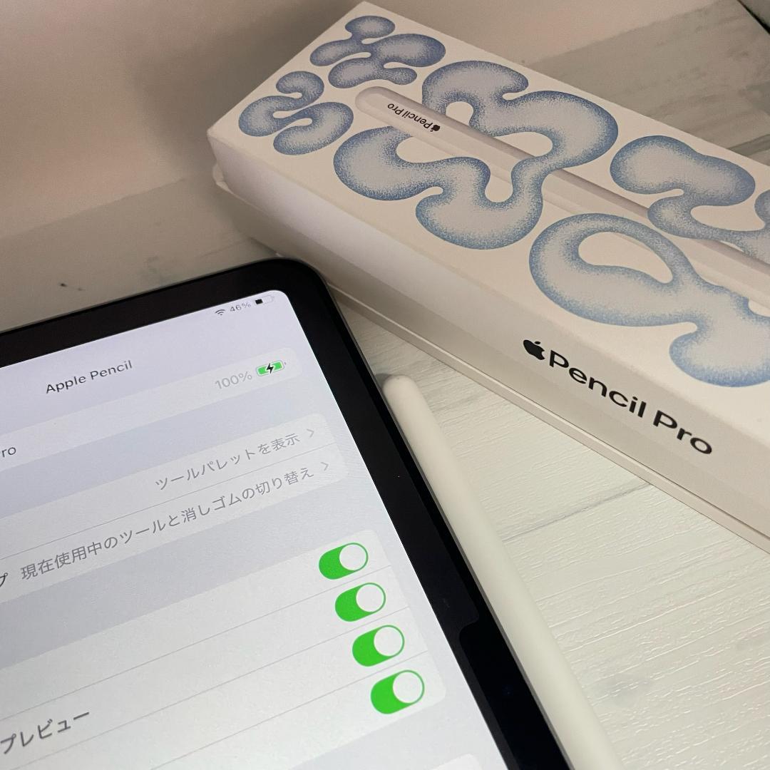 動作確認済み！【純正品】Apple Pencil Pro 本体＋箱類