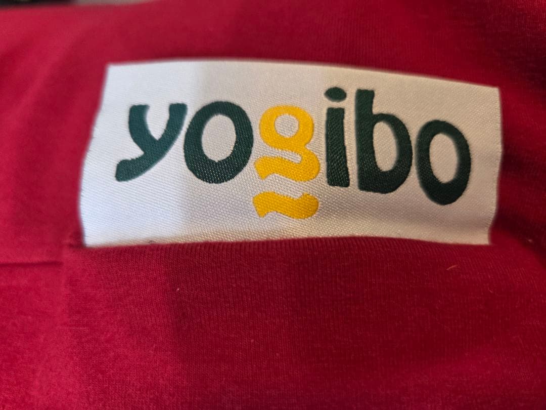 Yogibo Max　レッド ビーズクッション