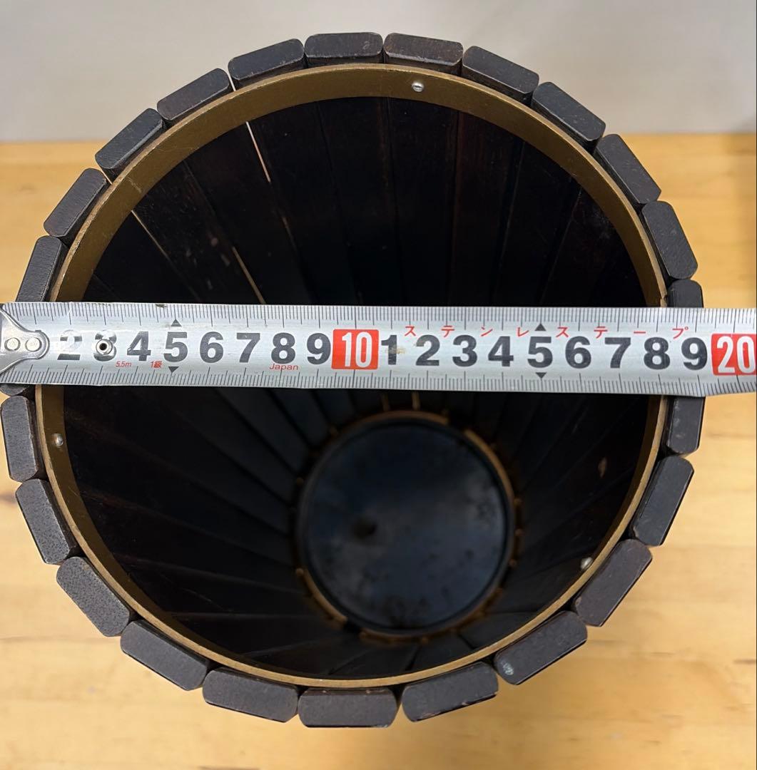 Karimoku カリモク 木製傘立て ダークブラウン