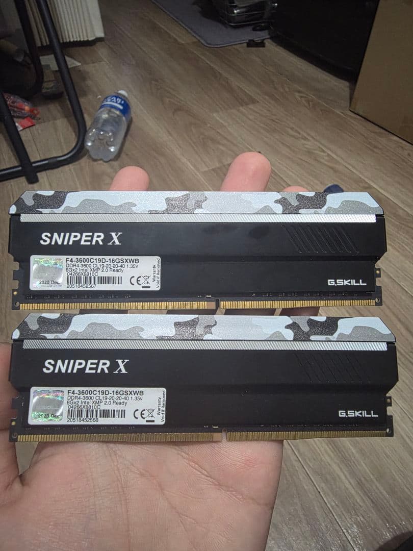 メモリー G.Skill SNIPER X (2x8GB) DDR4 3600MHz