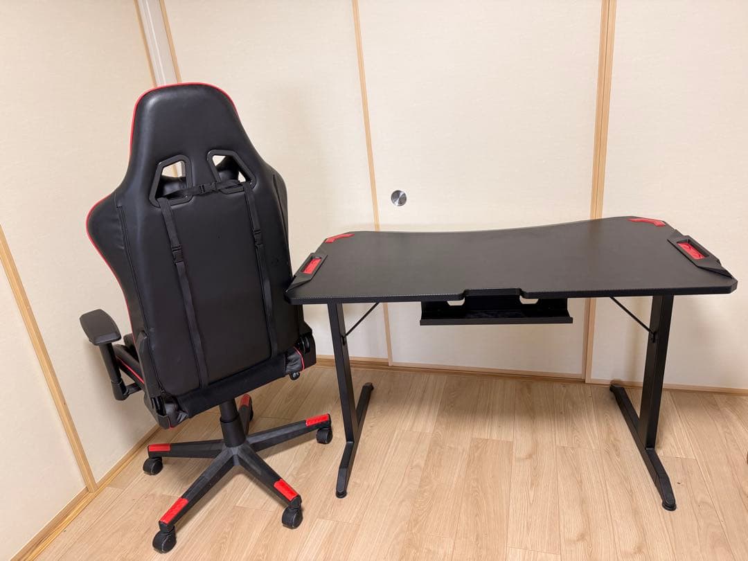 【引き取り限定】ニトリ　ゲーミングデスク　ゲーミングチェア　セット