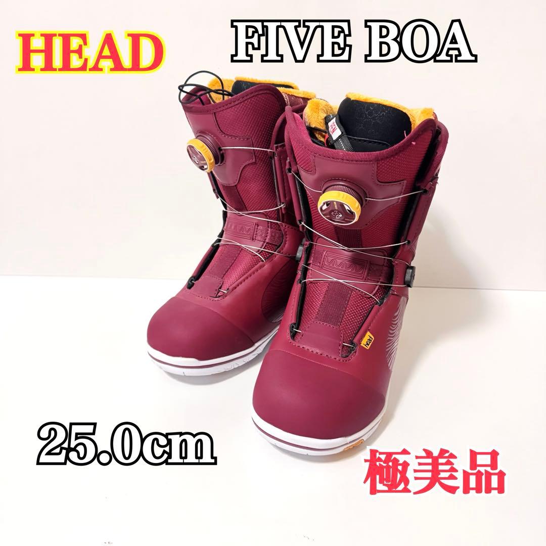 HEAD スノーボード ブーツ ボア ファイブ ヘッド 25.0cm レディース