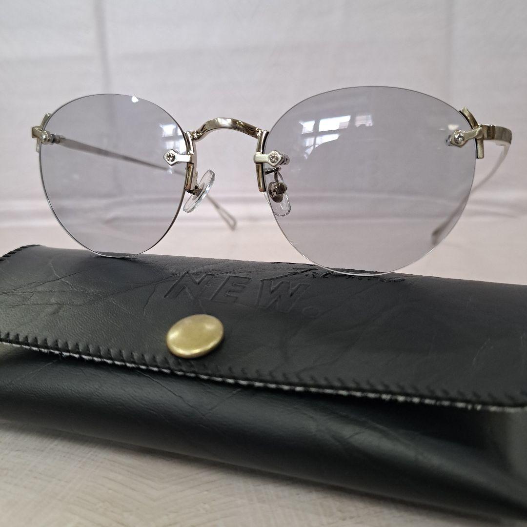 NEW.サングラス GOBER C-1 リムレス フチなし ツーポイント