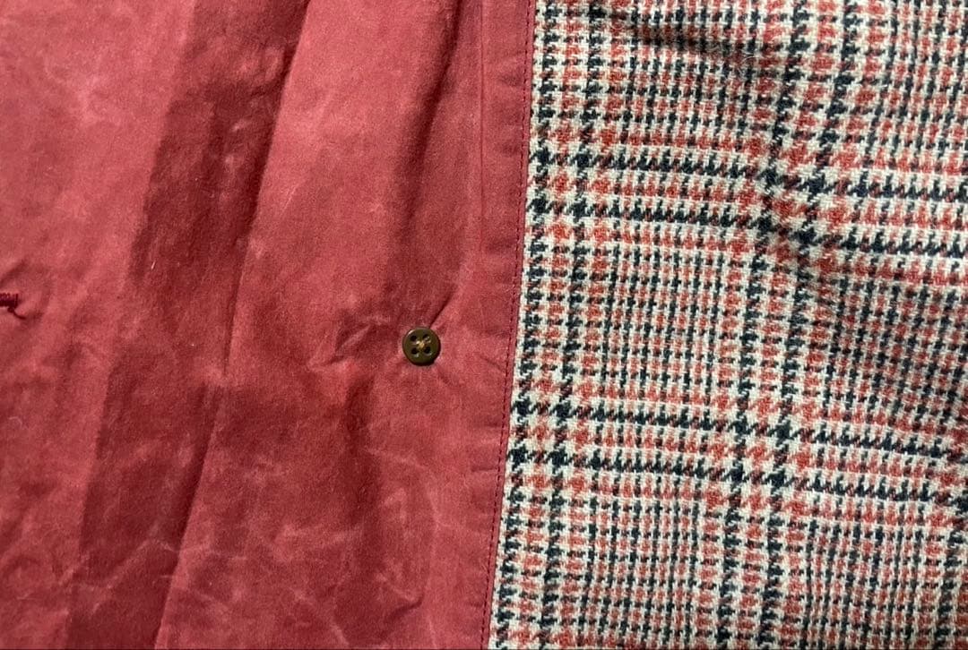 KAPITAL オイルコーティング コーデュロイ襟 Pコート ロングジャケット