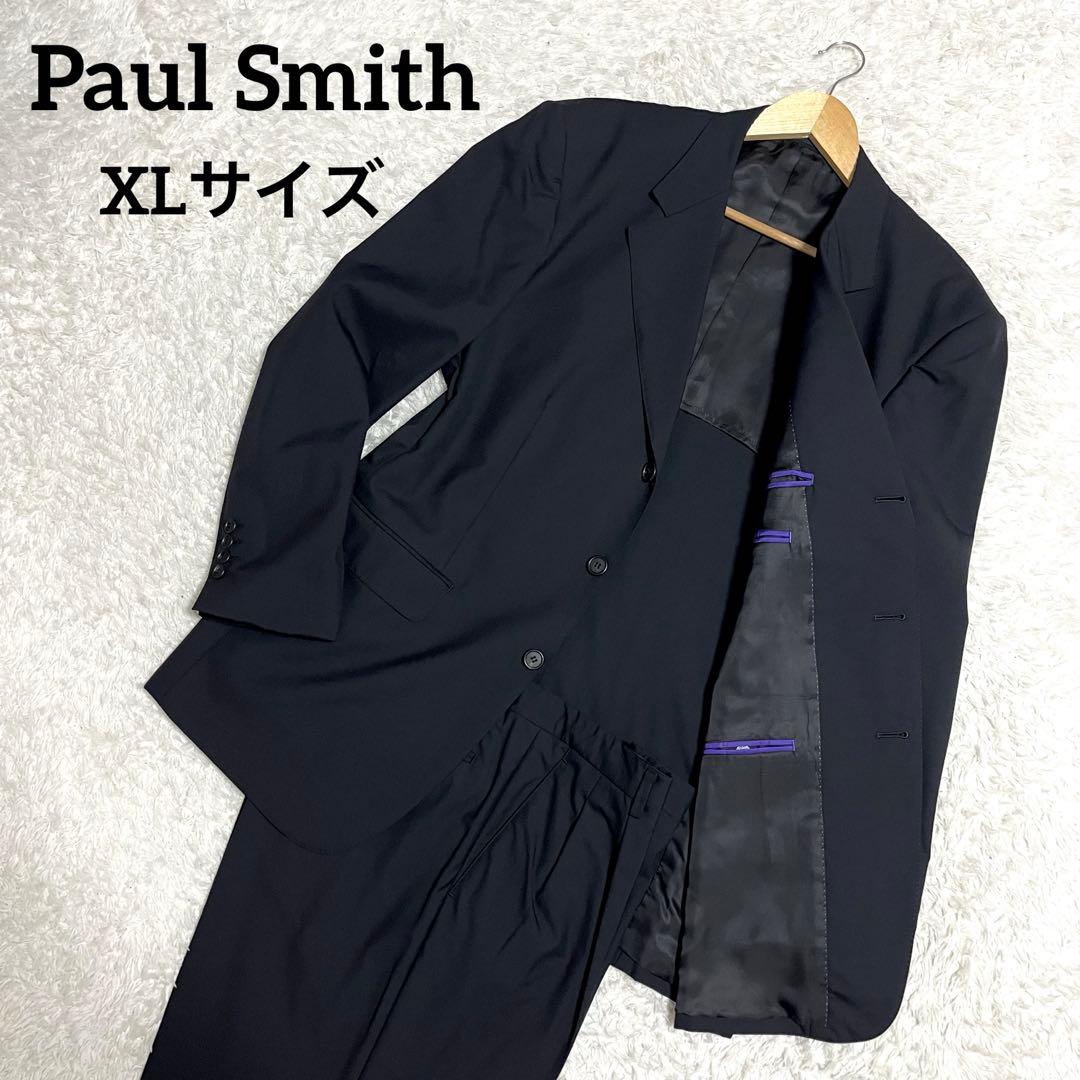 ✨極美品✨Paul Smith ビジネススーツ 大きいサイズ XL ブラック