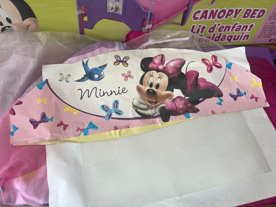 【ゾウさん】デルタ ディズニー キャノピー付き幼児用ベッド