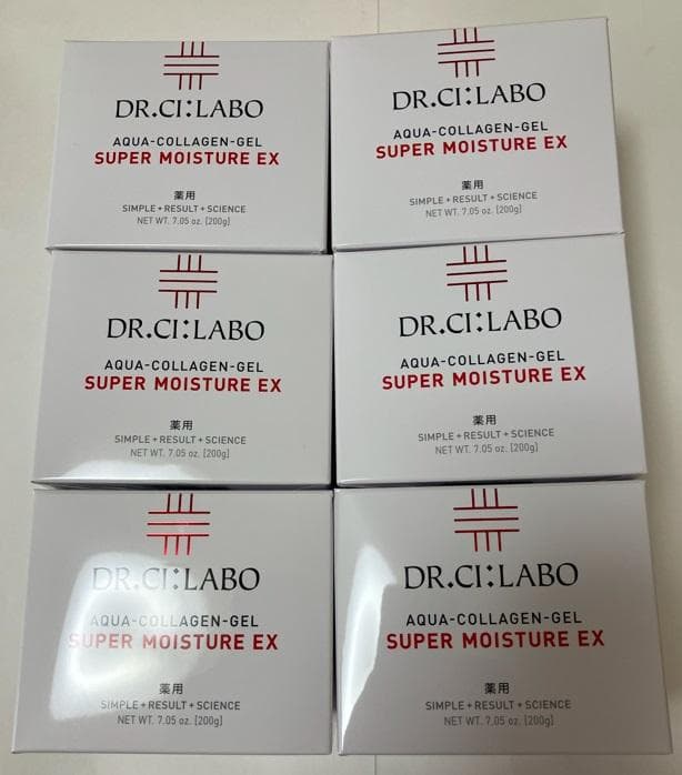 ⑥個【大容量】ドクターシーラボ スーパーモイスチャーEX 200g