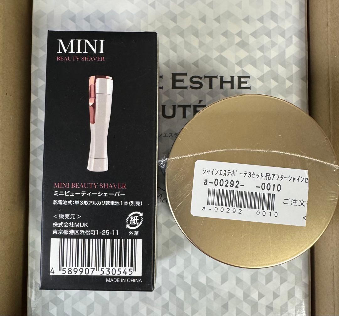 【新品未使用】シャインエステボーテ3 【３点セット】