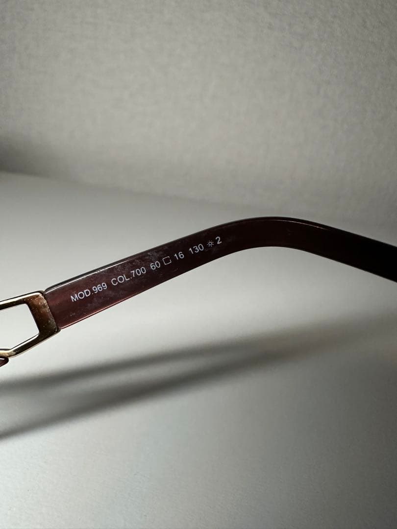 廃盤 vintage CAZAL ストーン入り サングラス メガネ ケース付き