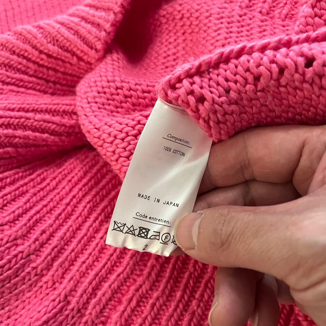 HERILL/2/コットンニット/美品/ヘリル/ピンク
