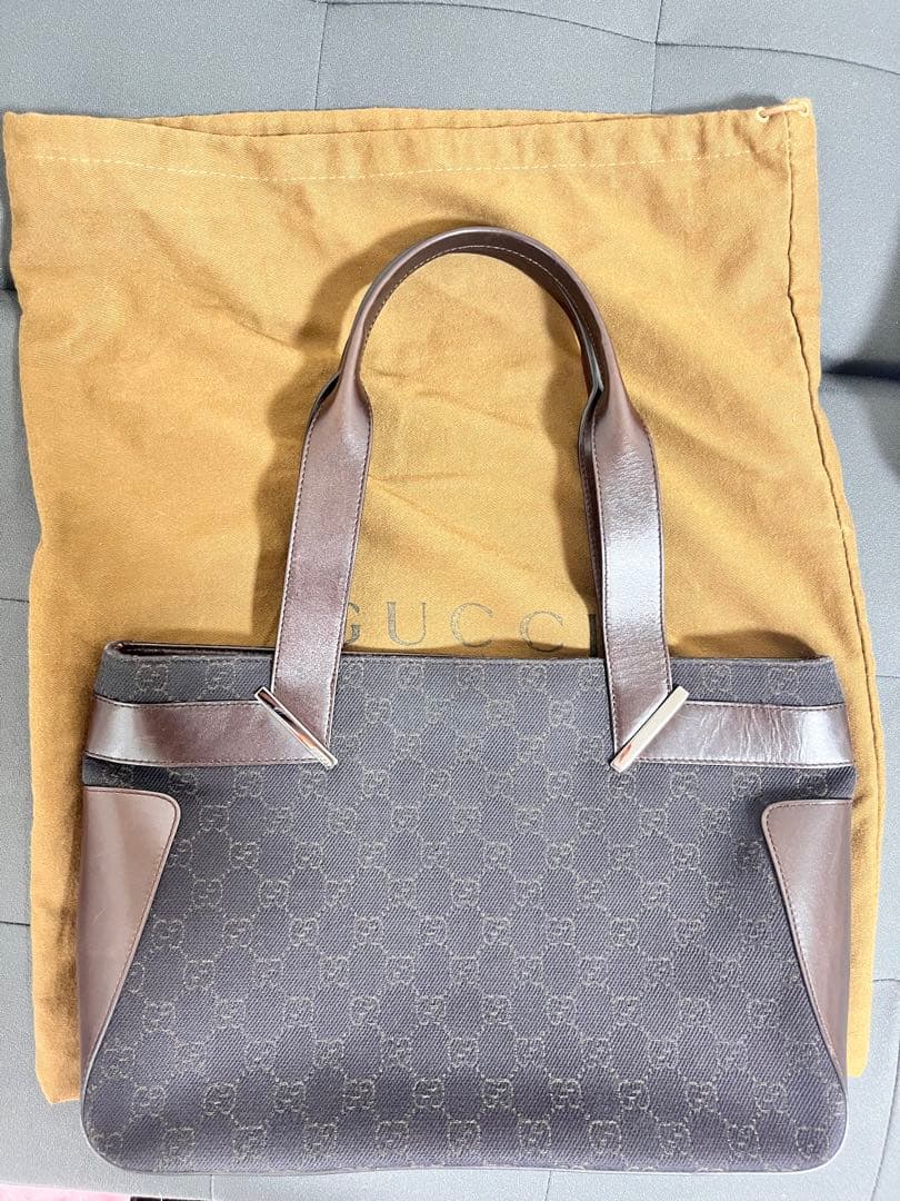 GUCCI ブラウン ビジネスバッグ 保存袋付き