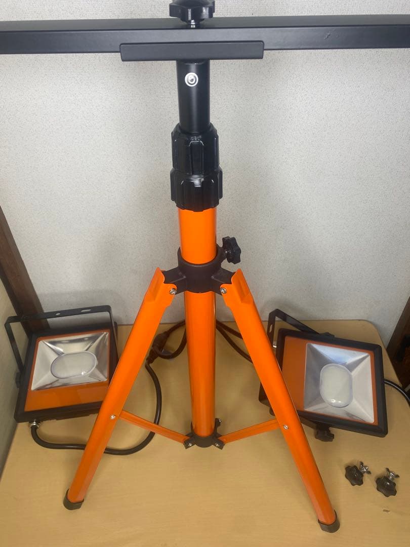 ✨IRIS OHYAMA LEDスタンドライト 投光器 10000lm 2灯