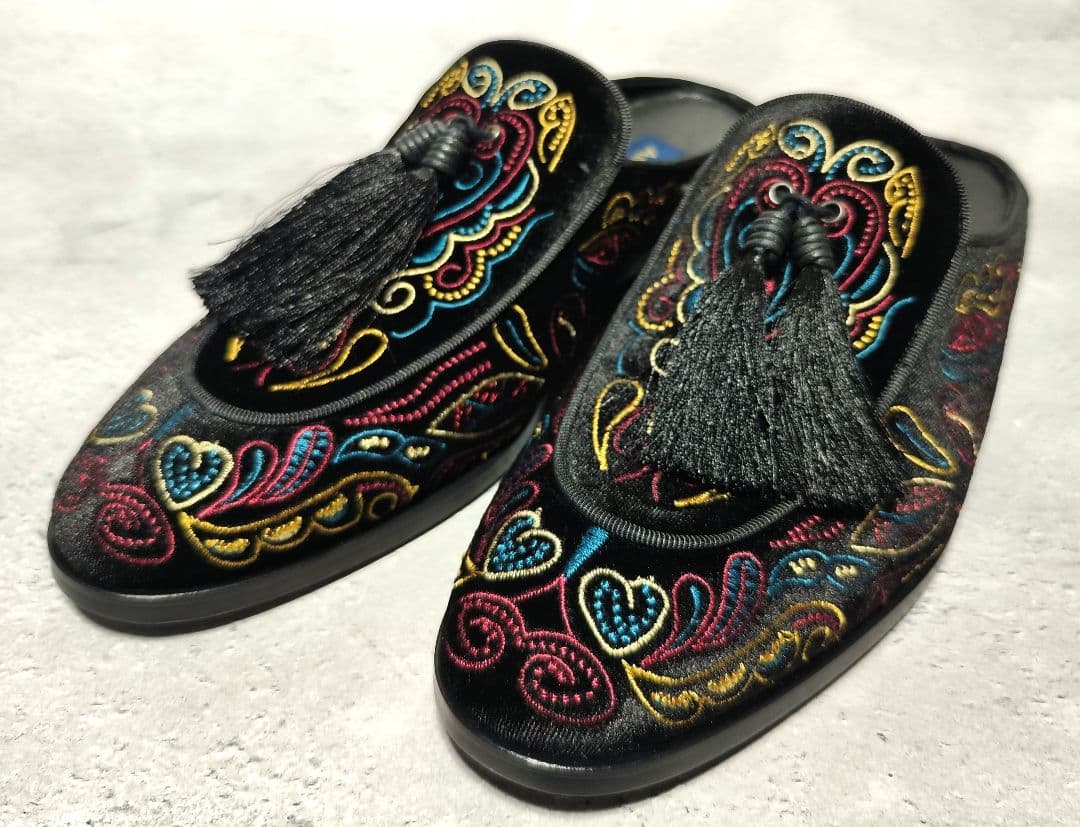 ANGELO RUFFO タッセルミュール　新品同様