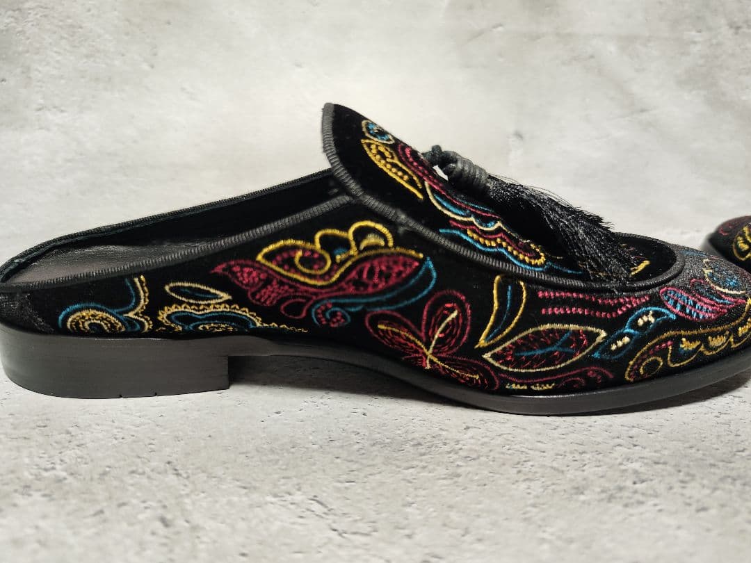 ANGELO RUFFO タッセルミュール　新品同様