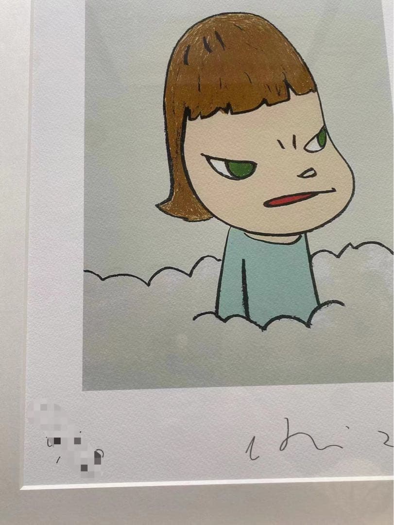 奈良美智 版画「In The Cloud」