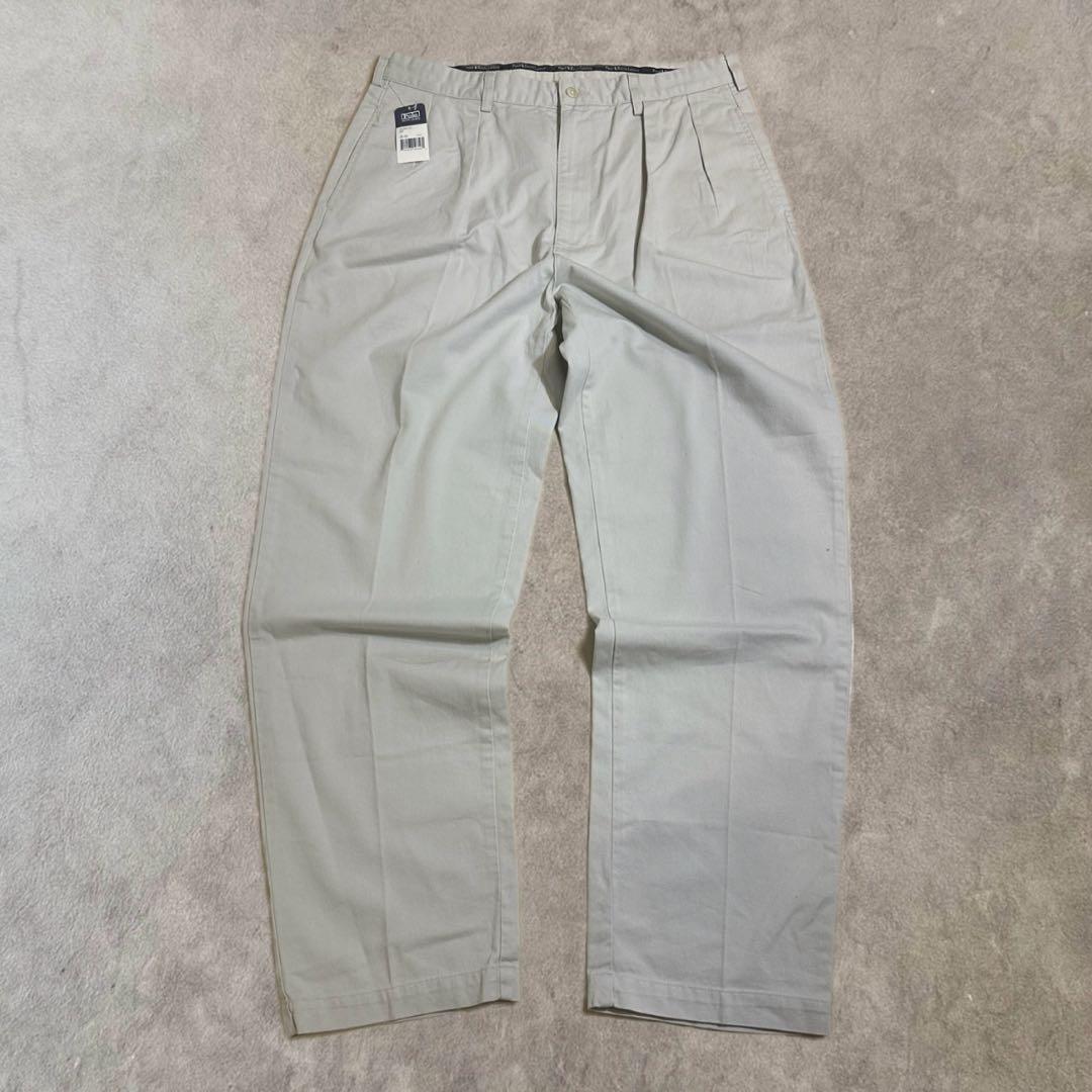 【新品90s usa製】Dead stock ポロラルフローレン チノパン