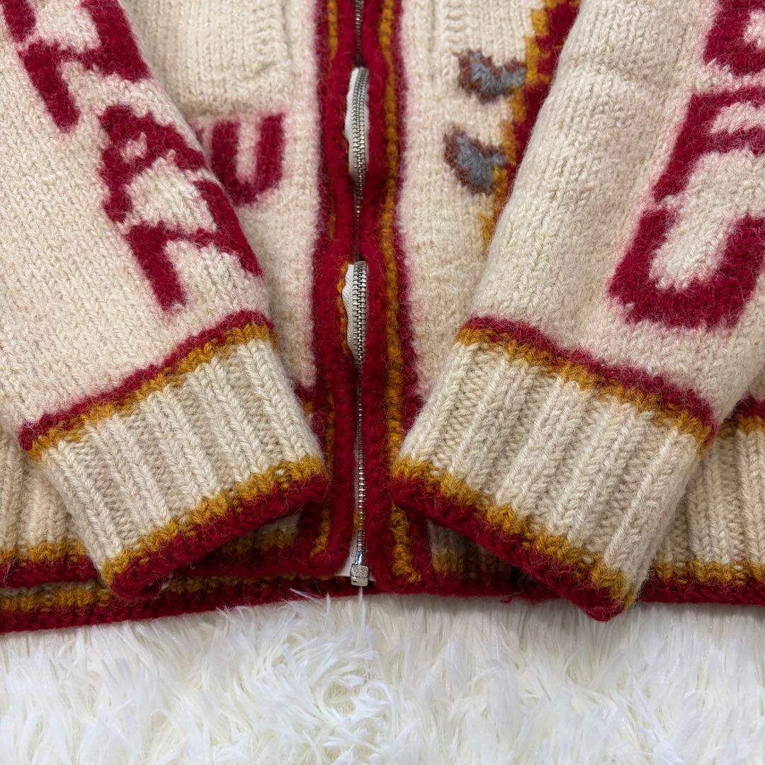 【美品】EVISU GOALLA カウチンニットセーター カーディガン 40 L