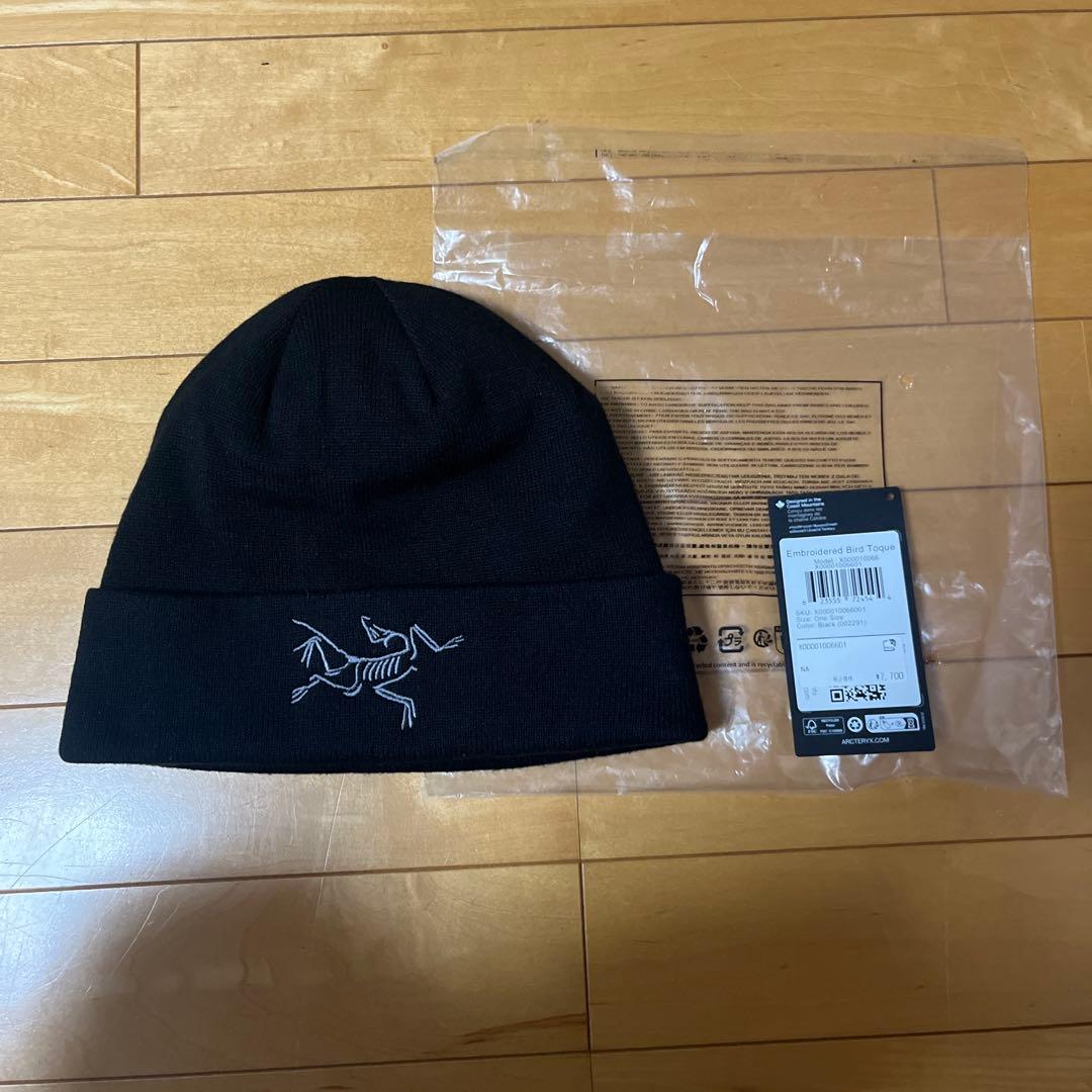 アークテリクス 黒 ニットビーニー