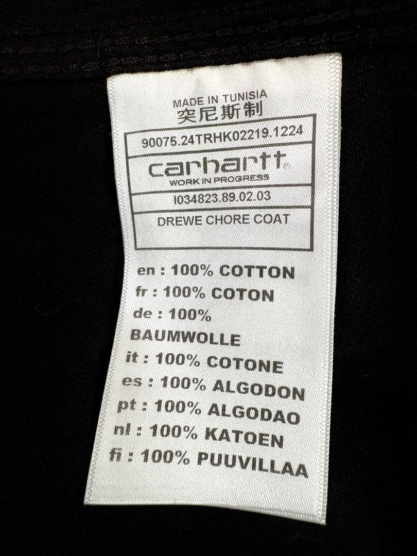 Carhartt WIP DREWE CHORE COAT I034823　S