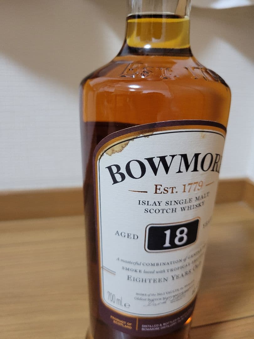 BOWMORE 18年 700ml 43%　ボウモア