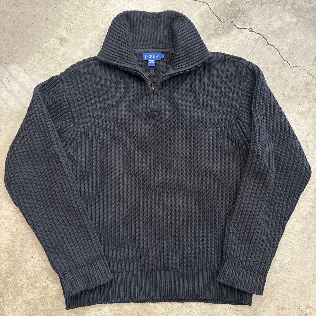 【美品】ジェイクルー　長袖　プルオーバーニット・コットン・J.Crew タートル