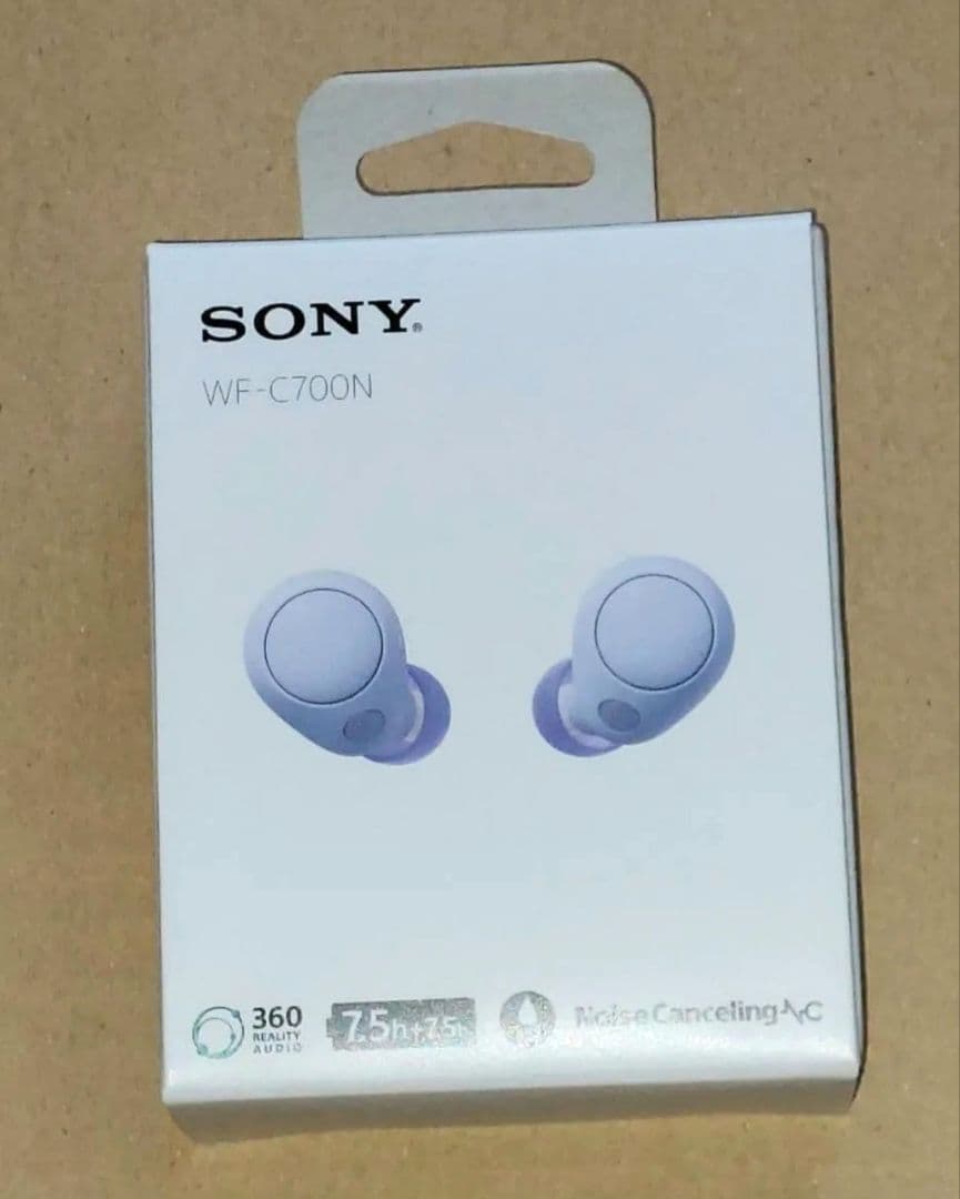 新品　SONY WF-C700N ワイヤレスイヤホン ラベンダー