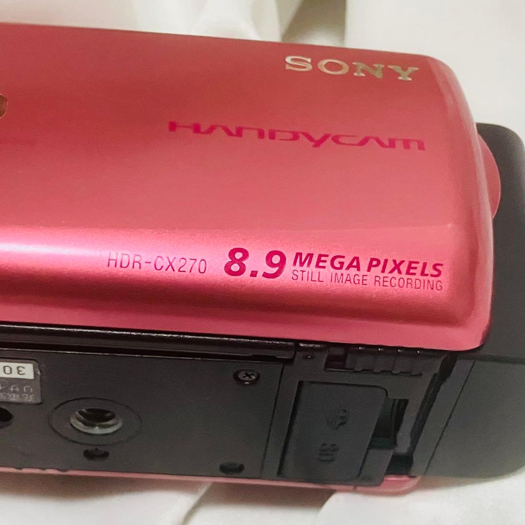 SONY HDR-CX270V ソニー ビデオカメラ ピンク