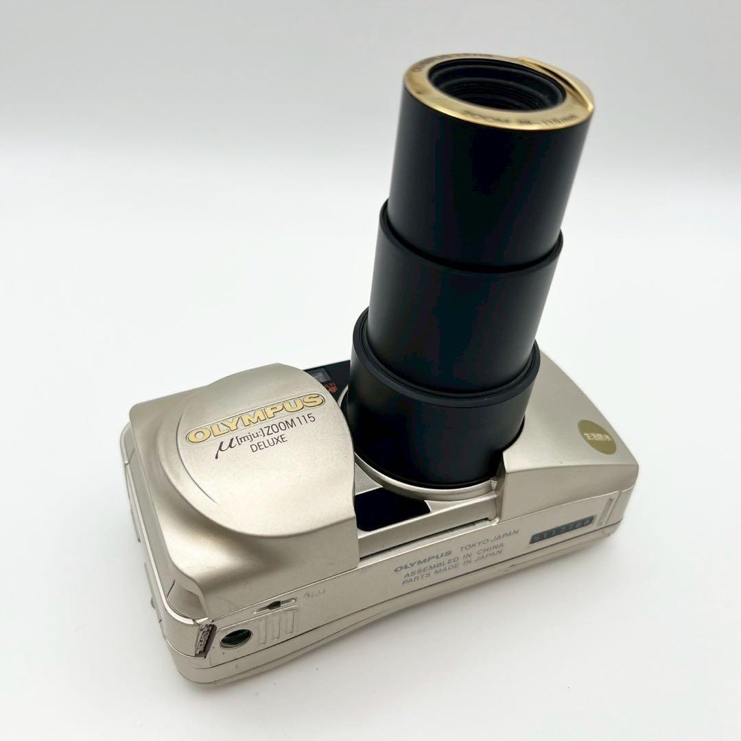 【完動品 美品】OLYMPUS μ zoom115 DELUXE 動作確認済