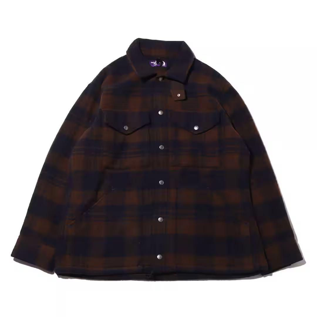 ノースフェイス パープルレーベル ウールフィールドCPO ジャケット ブラウン